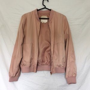 Light pink bomber jacket